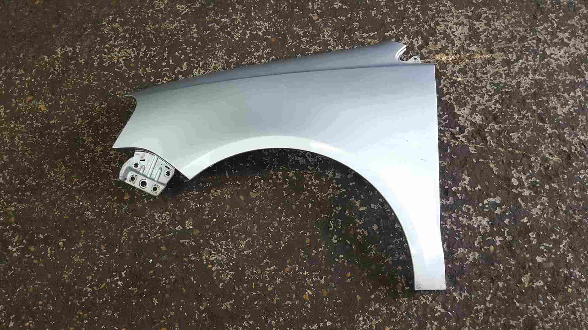 Volkswagen Polo 9N3 2006-2008 Passenger NS Wing Silver LA7W