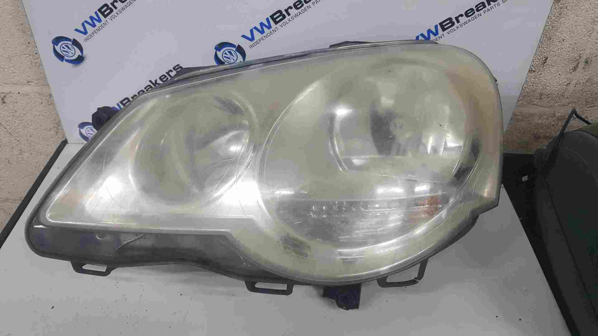 Volkswagen Polo 9N3 2006-2008 Passenger NSF Front Headlight Cloudy 6Q2941007J