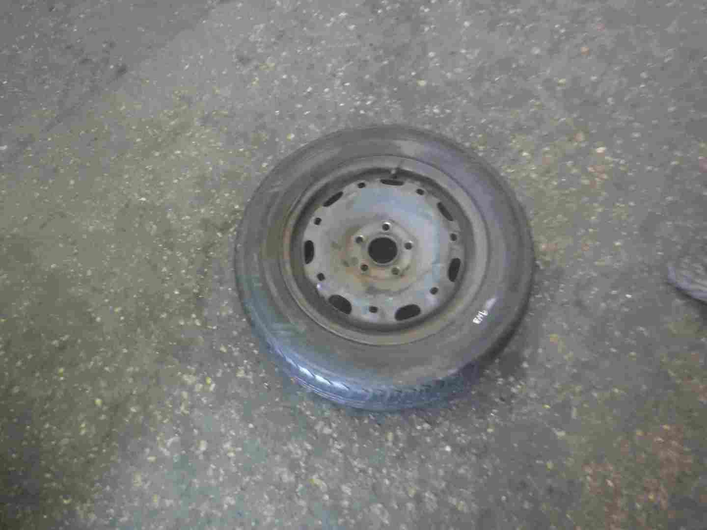 Volkswagen Polo 9N3 2006-2008 Spare Steel Wheel  Tyre 165 70 14 7mm Tread 3/5