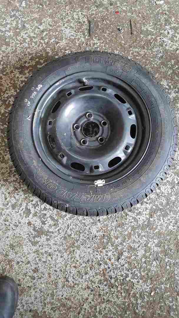 Volkswagen Polo 9N3 2006-2008 Steel Wheel Rim + Tyre 185 60 14 8mm 5/5