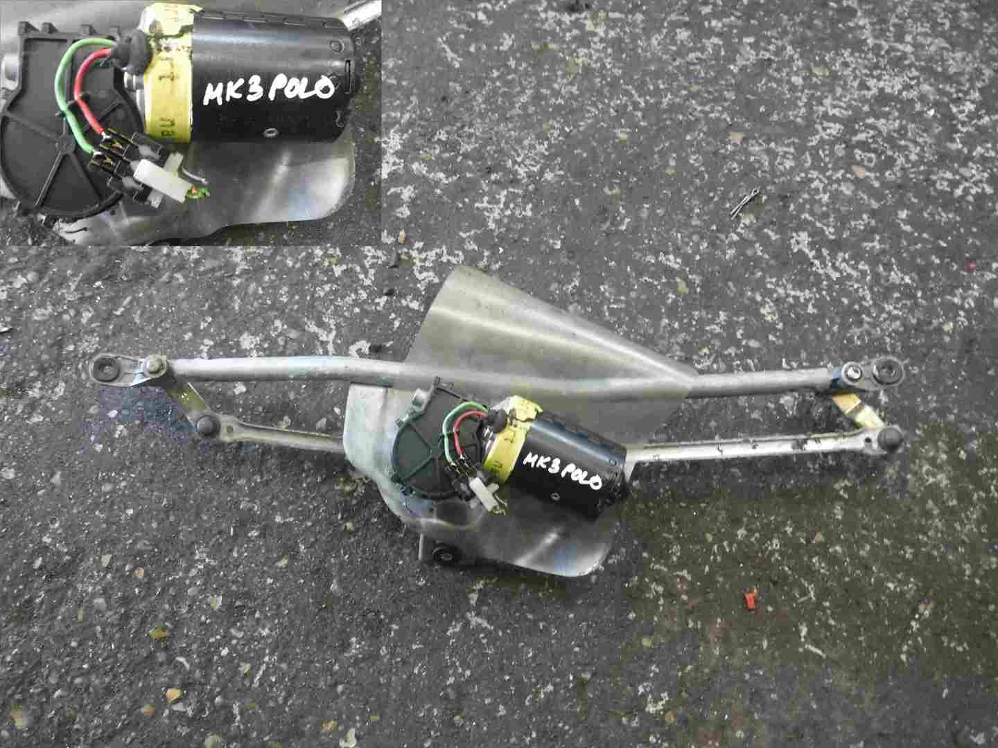 Volkswagen Polo Saloon 1999-2003 6N2 Wiper Motor   Linkage