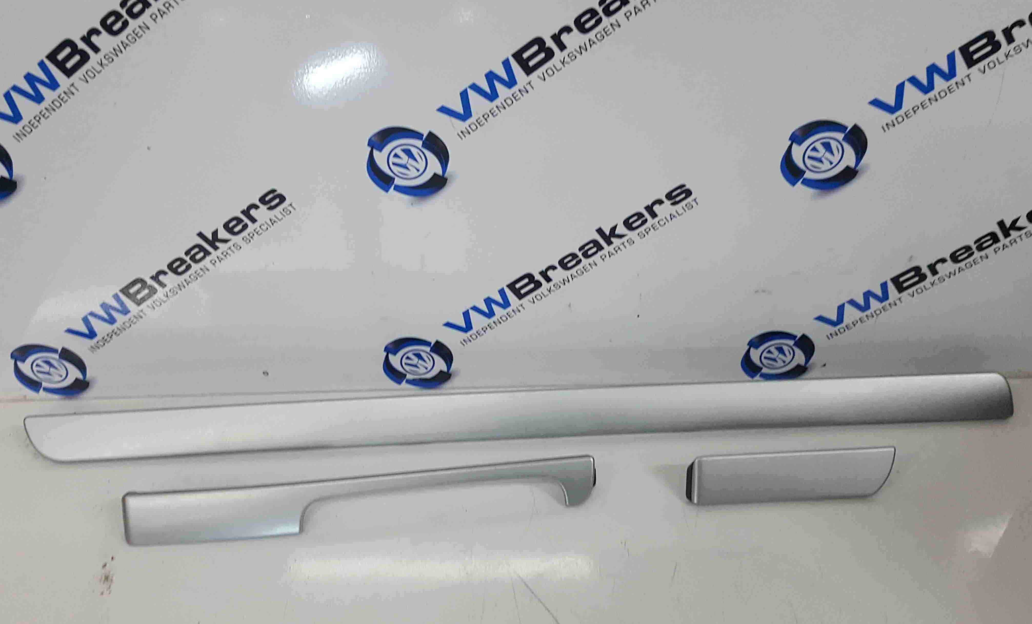 Volkswagen Scirocco 2008-2014 Dashboard Insert Trims Silver 1K2858529