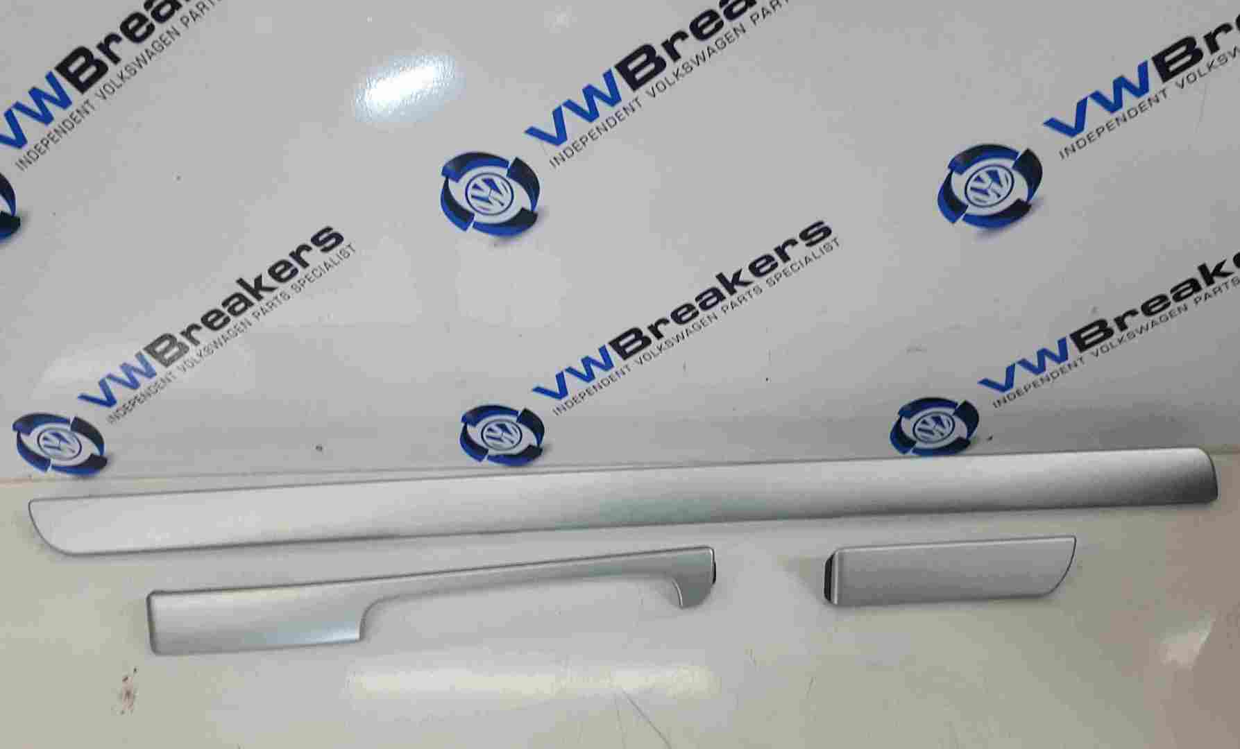 Volkswagen Scirocco 2008-2014 Dashboard Insert Trims Silver 1K2858529