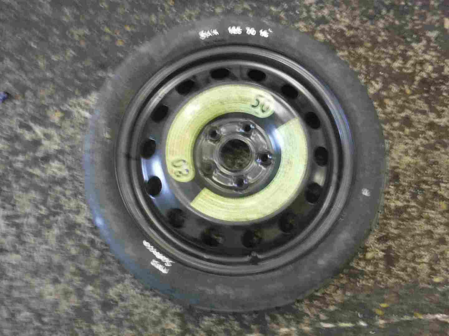 Volkswagen Scirocco 2008-2014 Spare Wheel Space Saver + Tyre 125 70 16 inch 5/5
