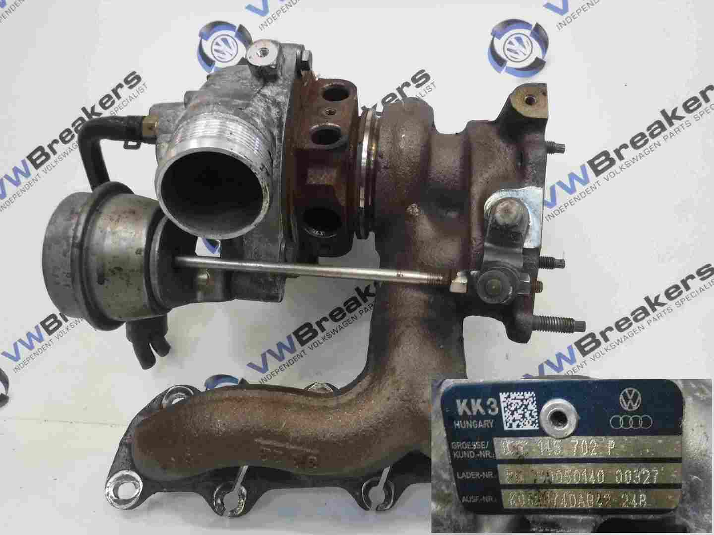 Volkswagen Scirocco 2008-2016 1.4 TSI CTH Turbo Charger Unit