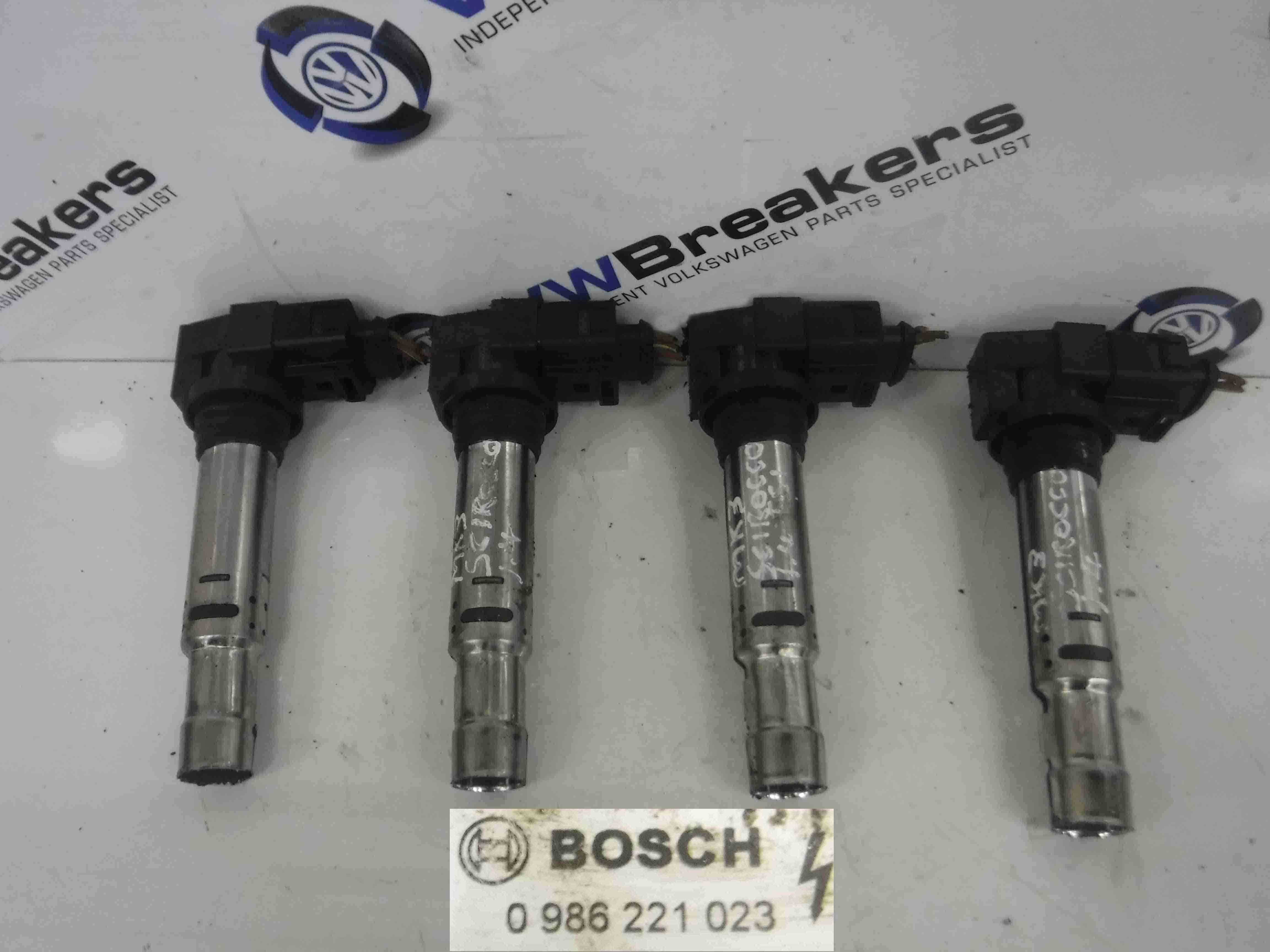 Volkswagen Scirocco 2008-2016 1.4 TSI Ignition Coil Packs Pencil Coil Set x4