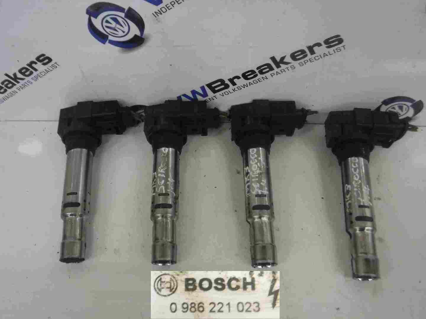 Volkswagen Scirocco 2008-2016 1.4 TSI Ignition Coil Packs Pencil Coil Set x4