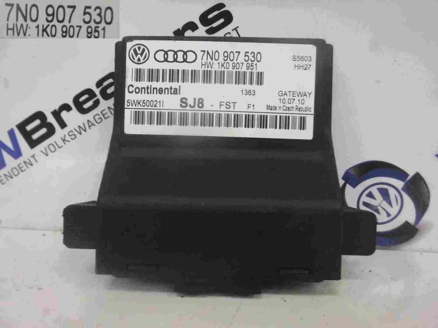 Volkswagen Scirocco 2008-2016 Can Bus Gateway Control Unit 7n0907530