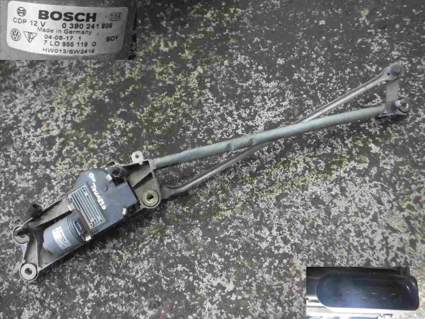 Volkswagen Touareg / Cayenne 2002-2007 Front Windscreen Wiper Motor + Linkage