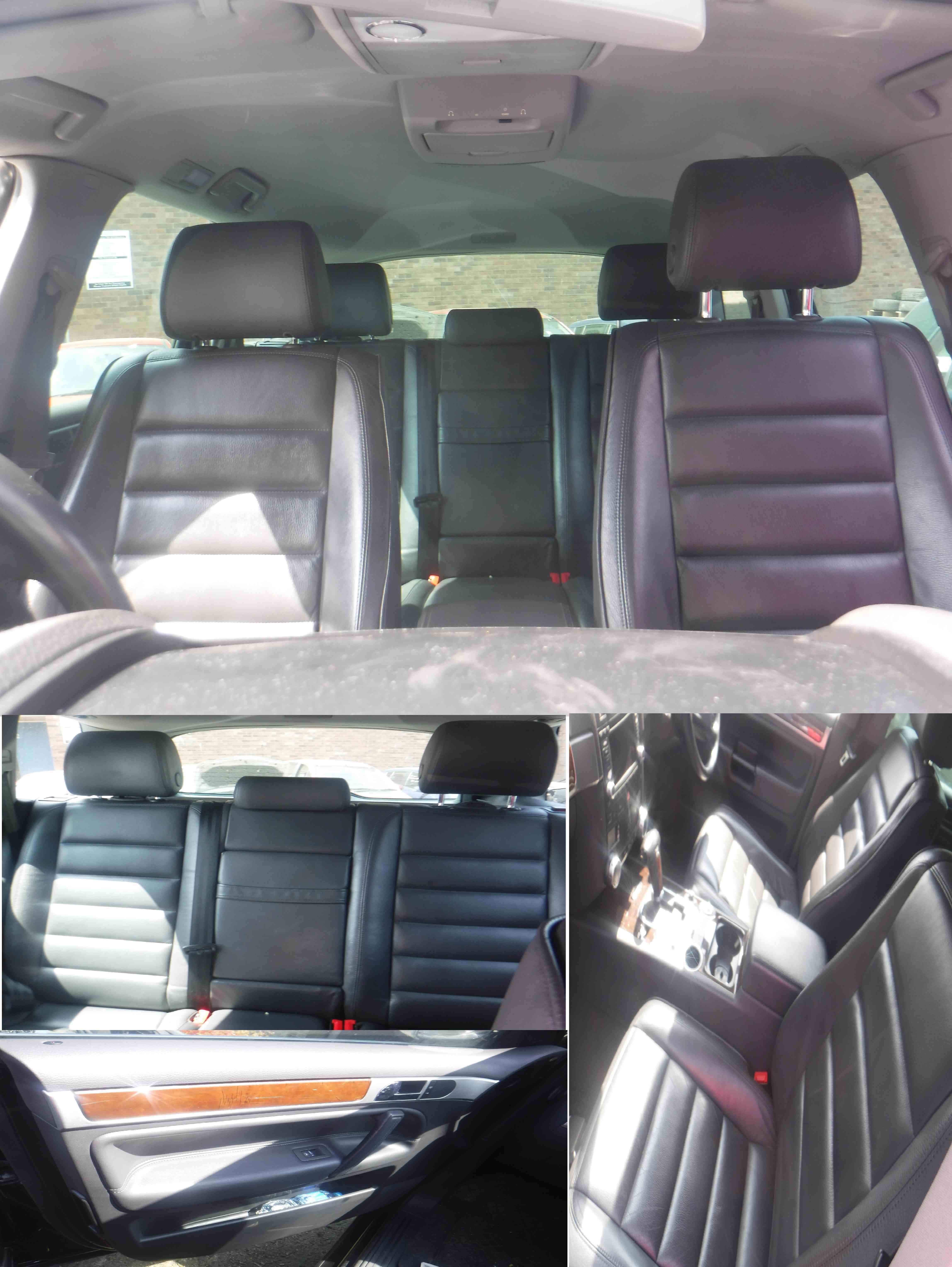 Volkswagen Touareg 2002-2007 Complete Leather Interior Set Seats Cards Black