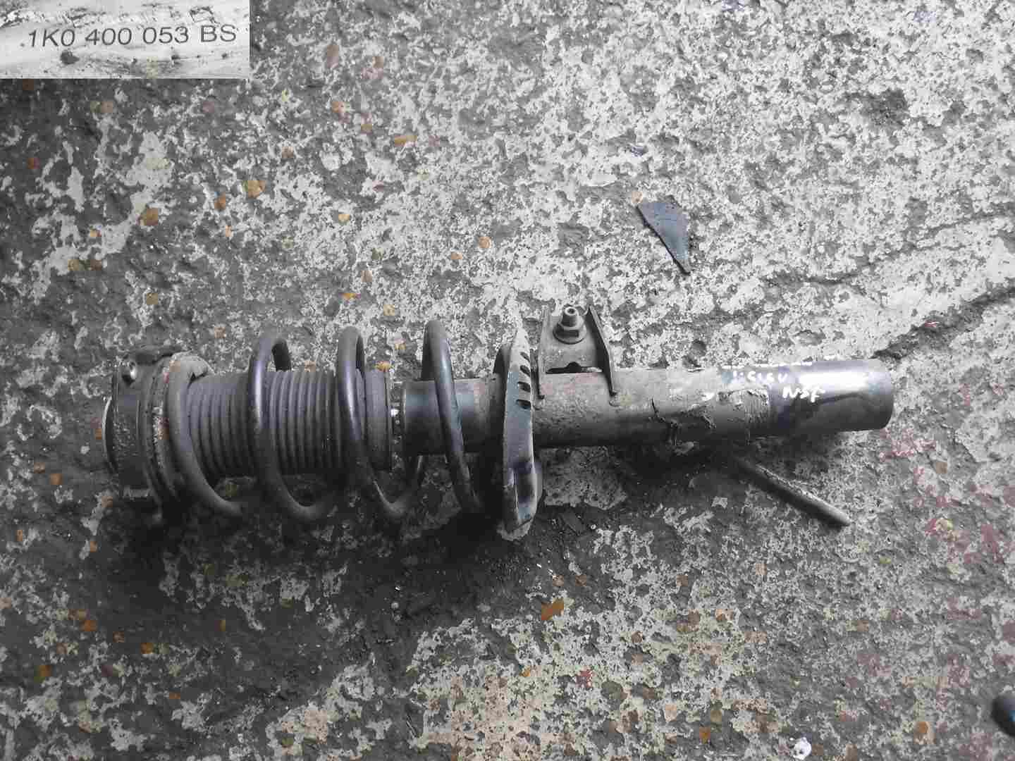 Volkswagen Touran 2003-2006 Passenger NSF Front Shock Strut Spring 1k0400053BS