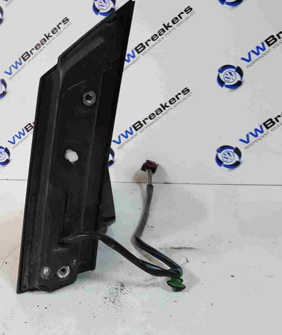 Volkswagen Touran 2003-2010 Drivers OS Wing Mirror Black LC9X