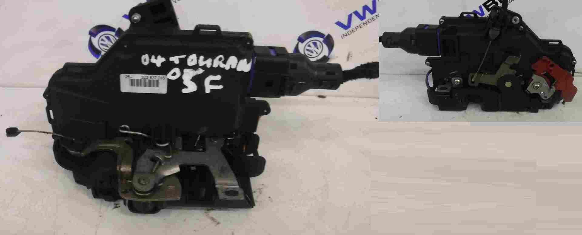 Volkswagen Touran 2003-2006 Drivers OSF Front Door Lock Mechanism 3D2837016