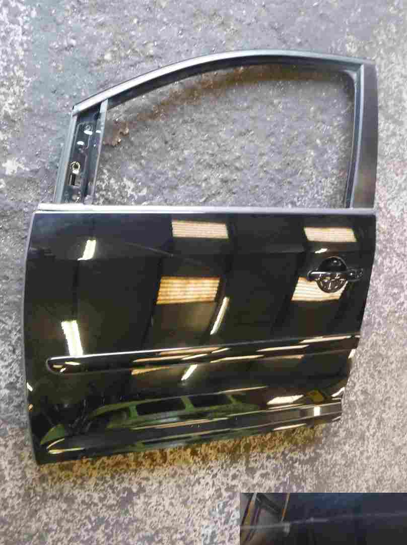Volkswagen Touran 2003-2006 Passenger NSF Front Door Black L041