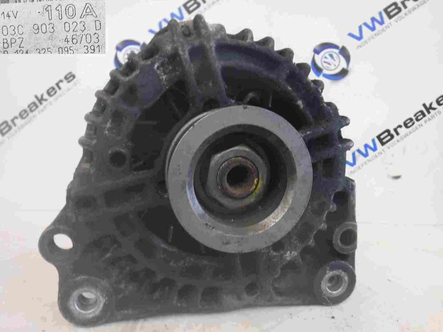 Volkswagen Touran 2003-2010 1.6 16V Alternator BAG 03C903023