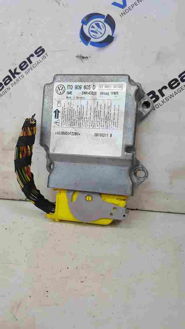 Volkswagen Touran 2006-2010 Airbag ECU Module Computer 1T0909605d 1t0909605d