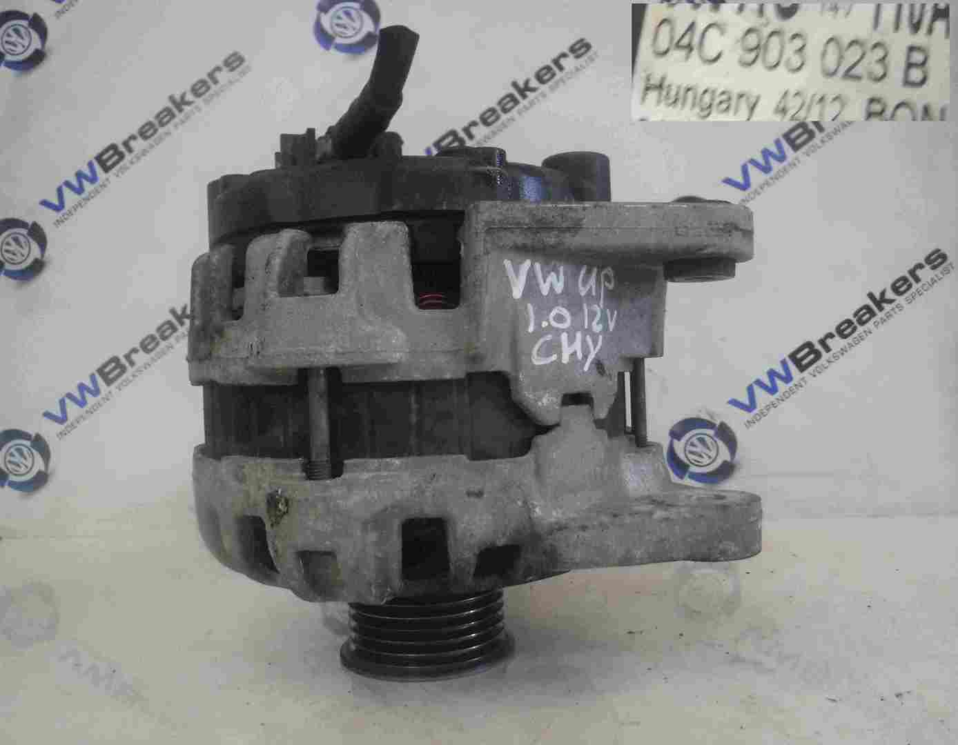 Volkswagen UP 2011-2017 1.0 12v Alternator CHY 04C903023B