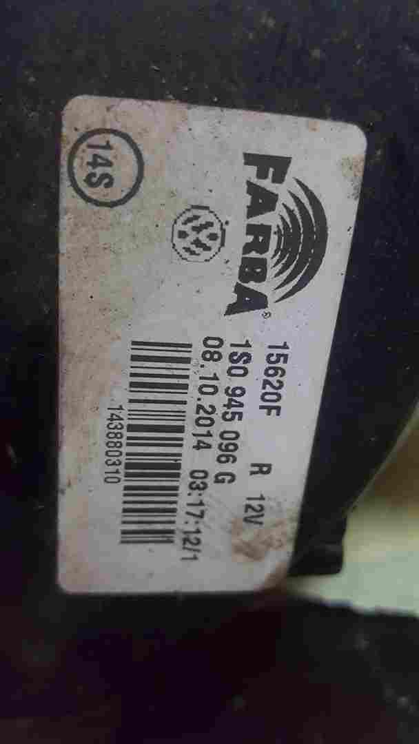 Volkswagen UP 2011-2017 OSR Rear Tail Light Brake Light 1S0945096g