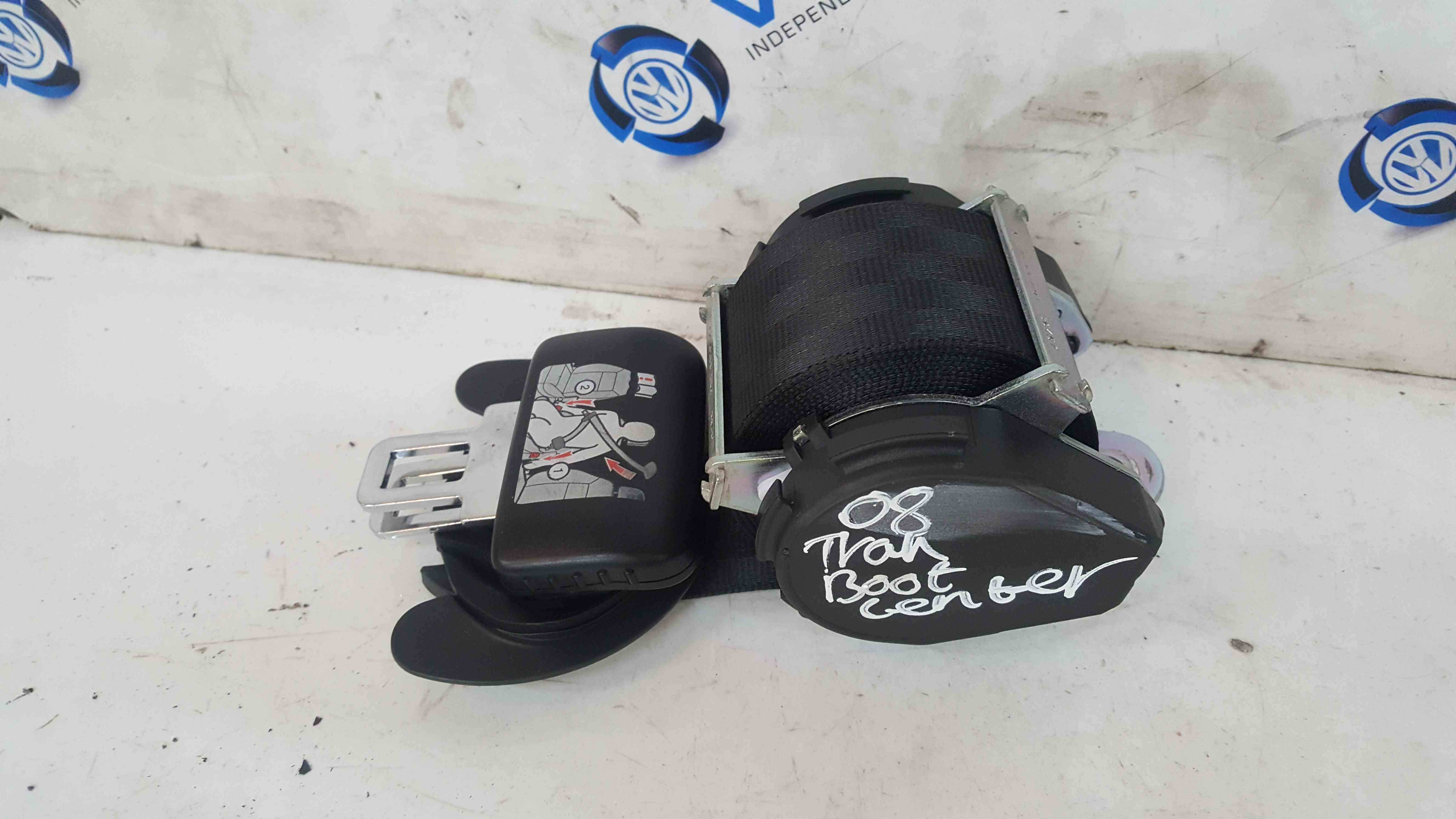 Volkswagen Touran 2006-2010 Rear Middle Centre Seat Belt