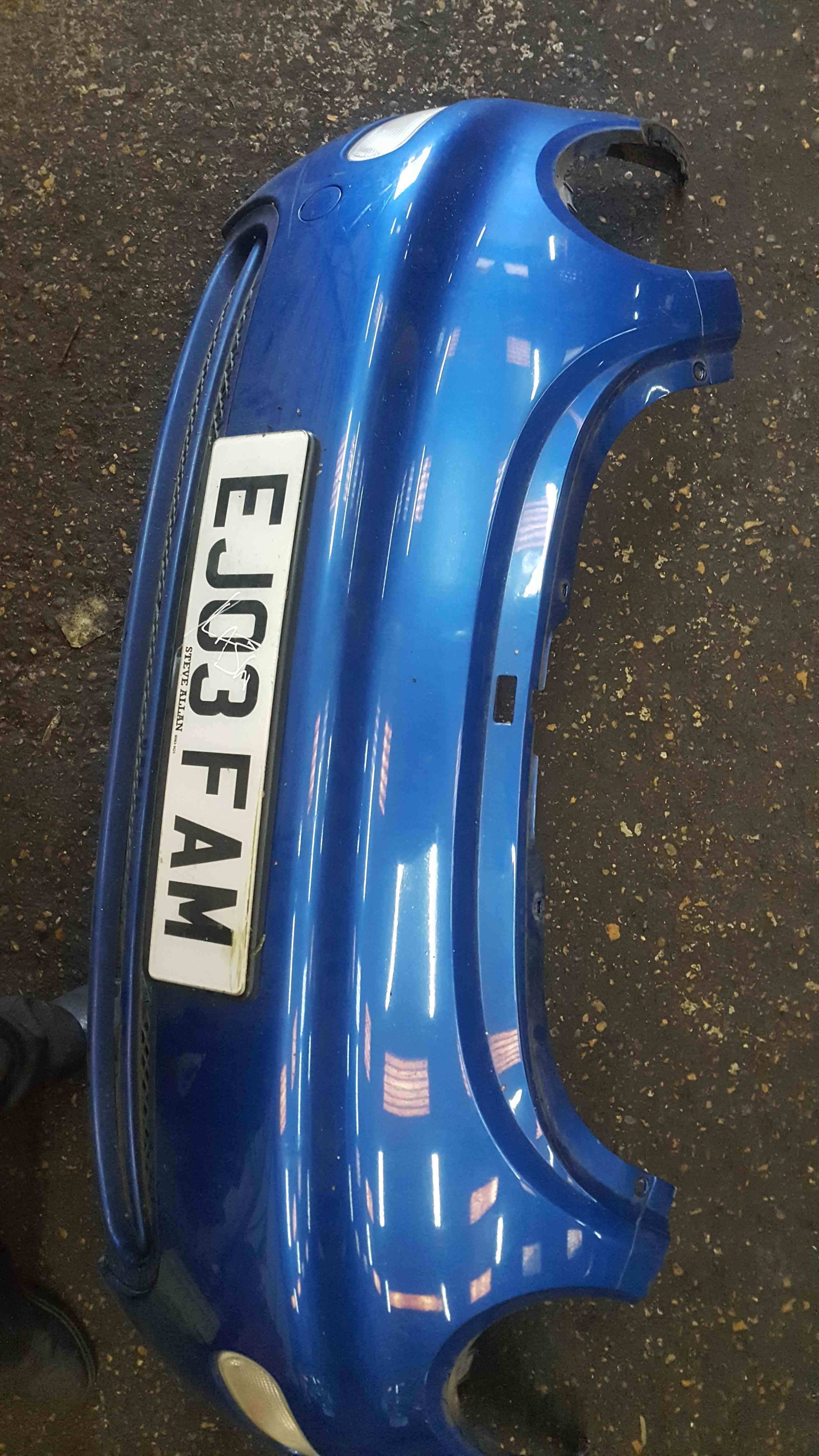 Volkswagen Beetle 1999-2006 Front Bumper Blue La5w LA5W