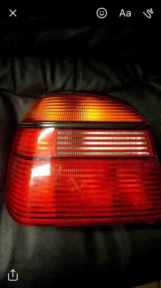 Volkswagen Golf MK3 1991-1999 Passenger NSR Rear Light Lens CL 1H6945111a